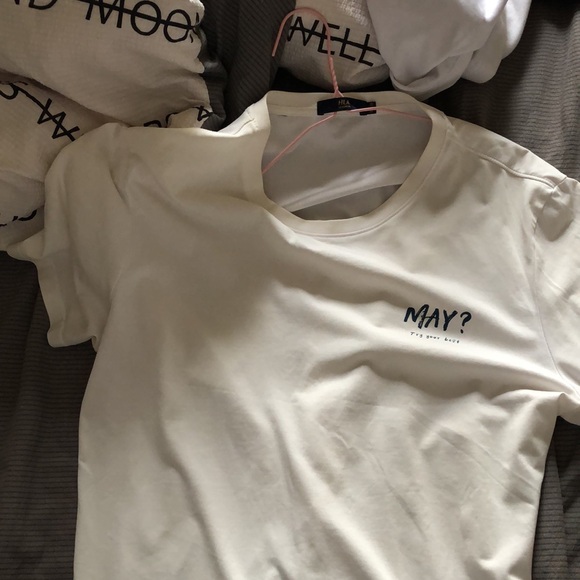 Men's short-sleeved white T-shirt printed simple round-neck short-sleeved casual - Picture 6 of 16